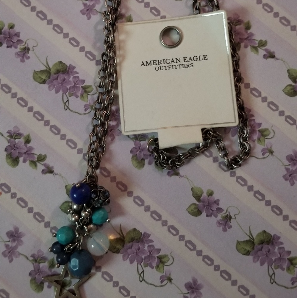 Blue necklace